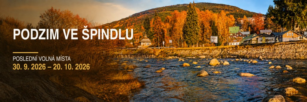 Podzim ve Špindlu — poslední volná místa 30. 9. 2026 – 20. 10. 2026