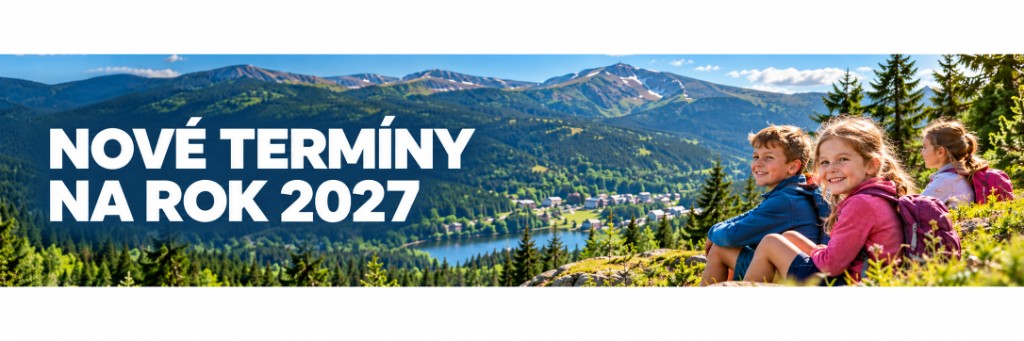 Nové termíny na rok 2027 — zobrazit volné pokoje